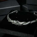 Yuuzo 925 Japan Artistic Octopus Tentacle Bracelet • Dark Vintage Sculptural Art Cuff for Men & Women