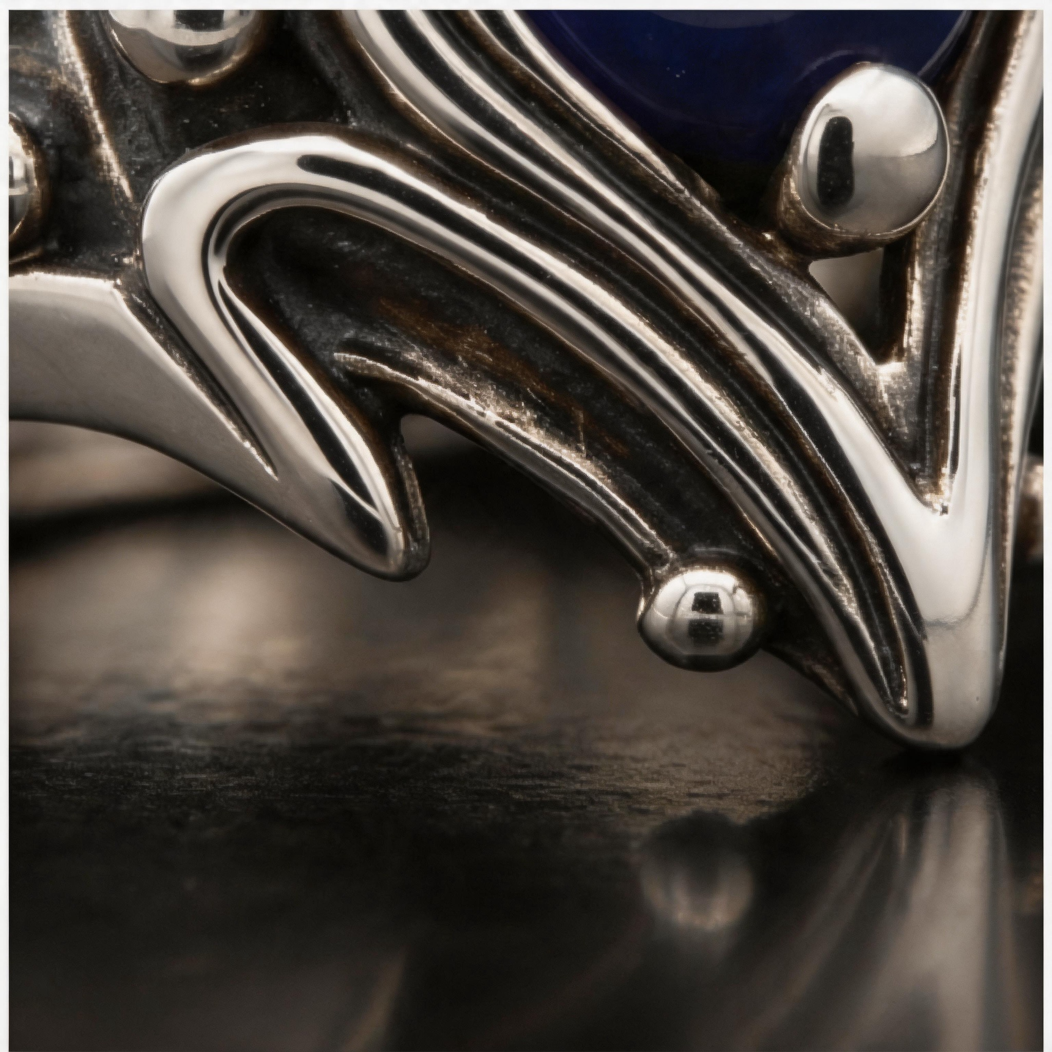 Yuuzo 925 Japan Dark Fantasy Blue Eye Ring, Gothic Punk Jewelry for Women Men, Adjustable Witchcore Ring, Vintage Y2K Streetwear Accessories, Alternative Fashion Gift